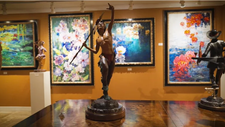 Gallery artwork and sculpture from the Zephyr ArtWalk guide