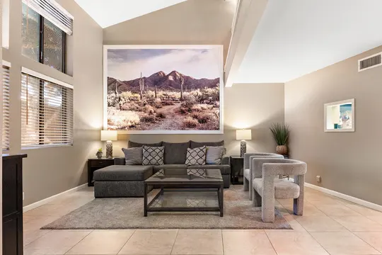 Old Town Lofts, Unit 1 — living and dining space
