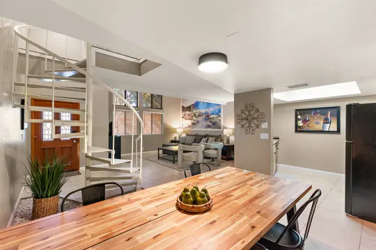 Old Town Lofts, Unit 1 — living and dining space