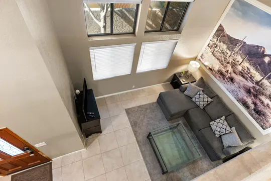 Old Town Lofts, Unit 1 — living and dining space