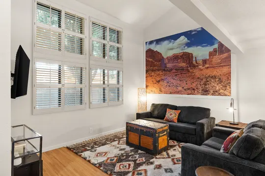 Old Town Lofts, Unit 2 — living and dining space