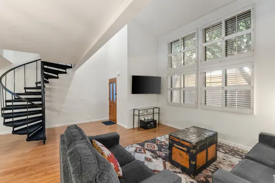 Old Town Lofts, Unit 2 — living and dining space