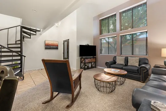 Old Town Lofts, Unit 3 — living and dining space