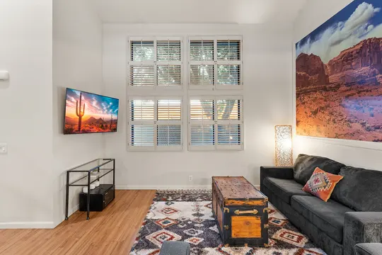 Old Town Lofts, Unit 2 — living and dining space