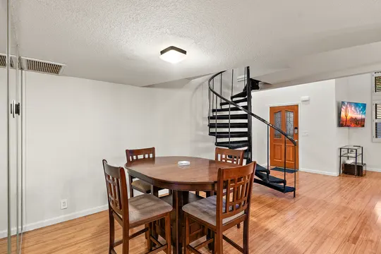 Old Town Lofts, Unit 2 — living and dining space