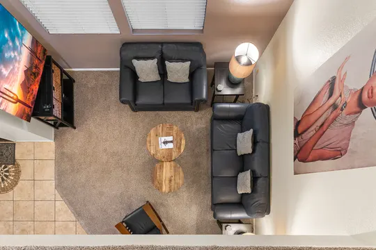 Old Town Lofts, Unit 3 — living and dining space